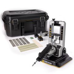 Work Sharp vue face du kit complet montrant robustesse métallique
