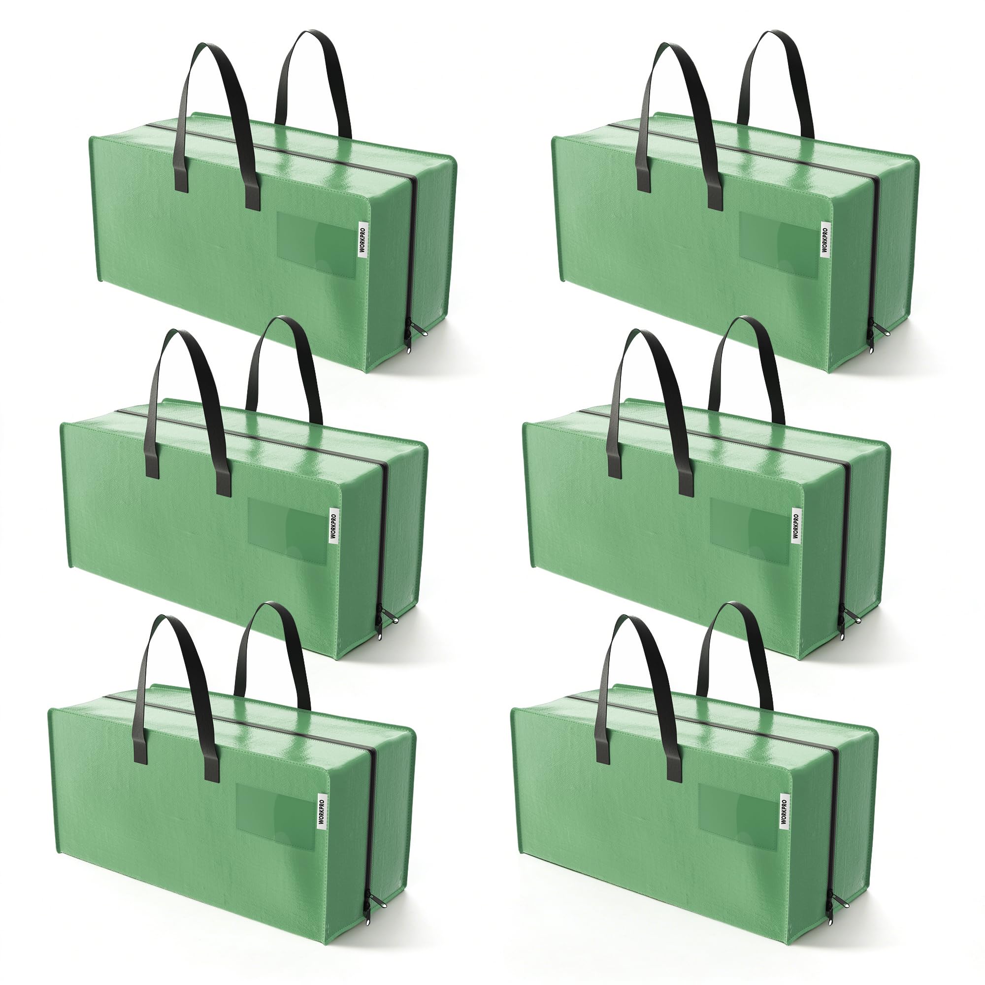 WORKPRO sac vue avant montrant la grande ouverture et organisation facile