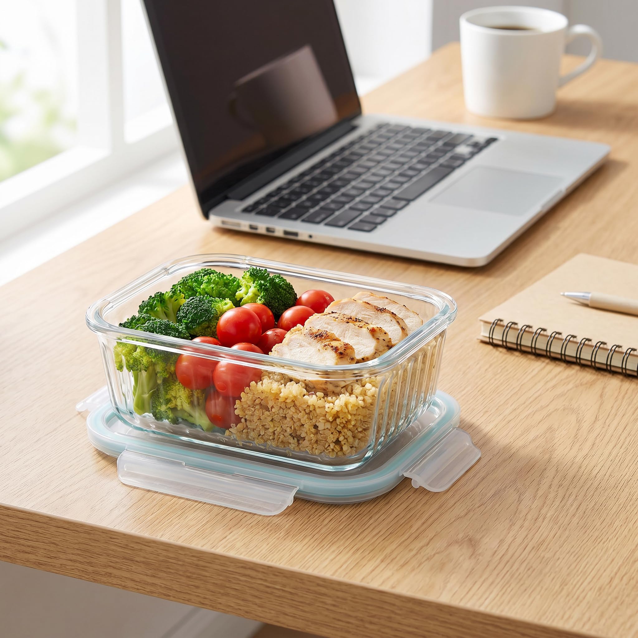 WOVOW salade colorée stockée pour montrer visibilité du contenu