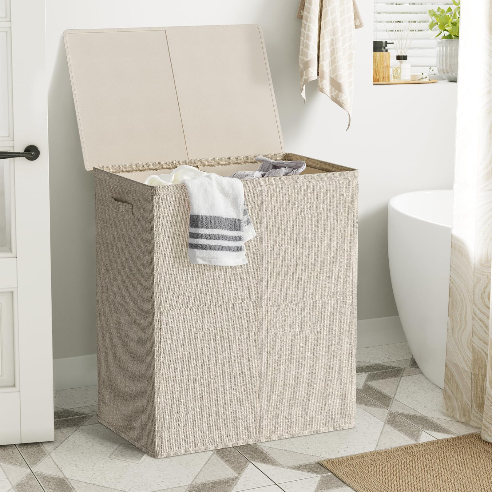 WOWLIVE gros plan tissu 600D résistant, durabilité et protection contre l'usure