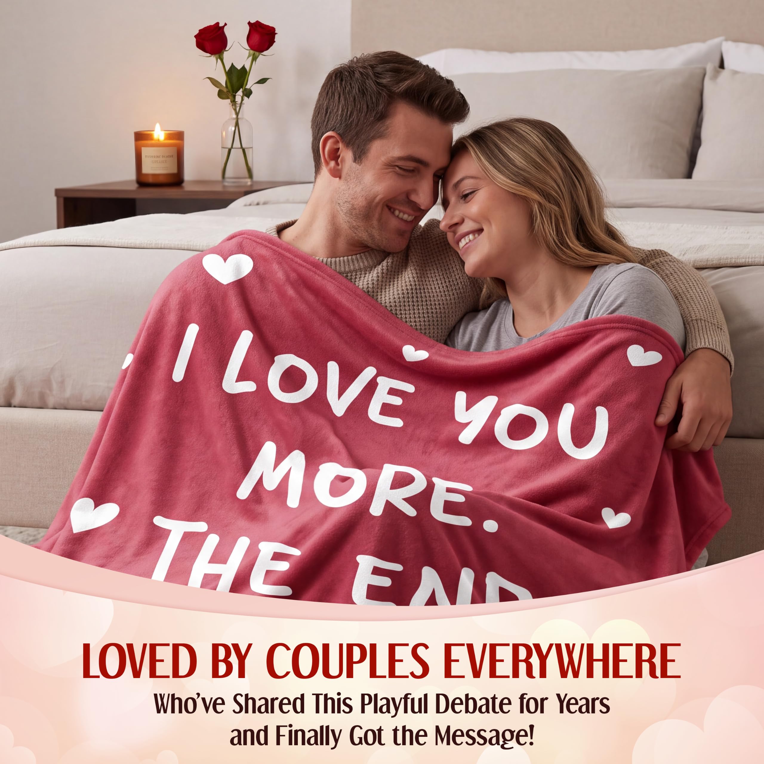 WRAPIX couple enlacé sous la couverture partageant chaleur et message affectueux
