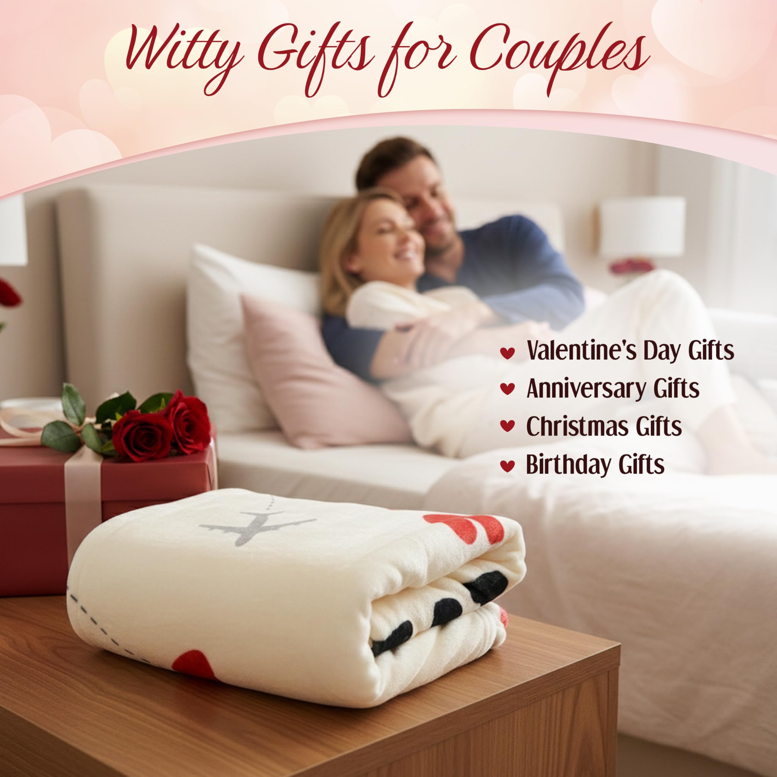 WRAPIX gros plan message imprimé « I Love You More » rappel affectif