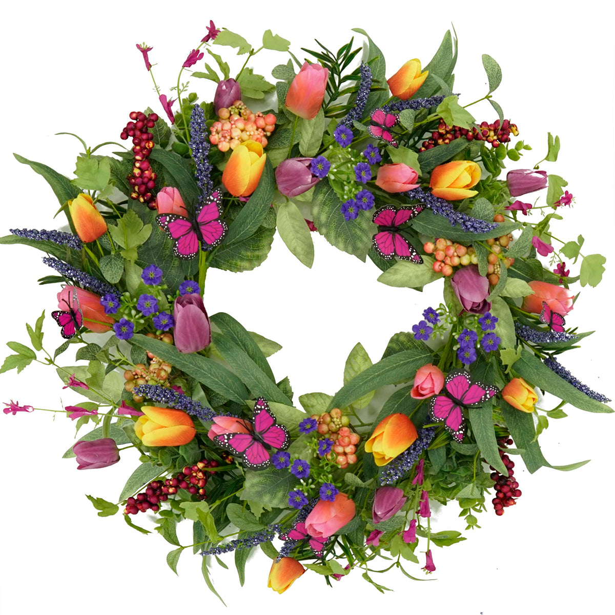 WreathDream couronne face porte pour accueil chaleureux