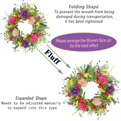 WreathDream gros plan pivoine détaillant texture réaliste et couleur vive