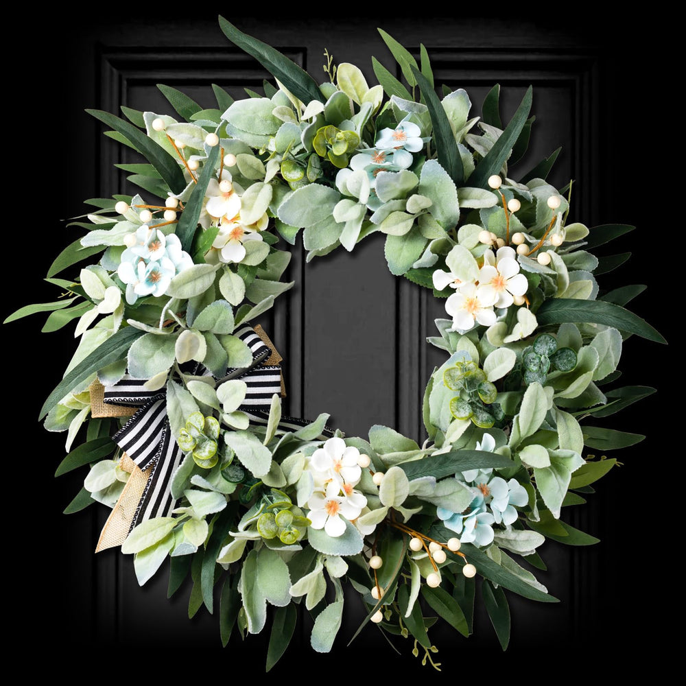 WREATHOME couronne sur porte avant apportant charme instantané