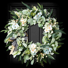 WREATHOME couronne sur porte avant apportant charme instantané