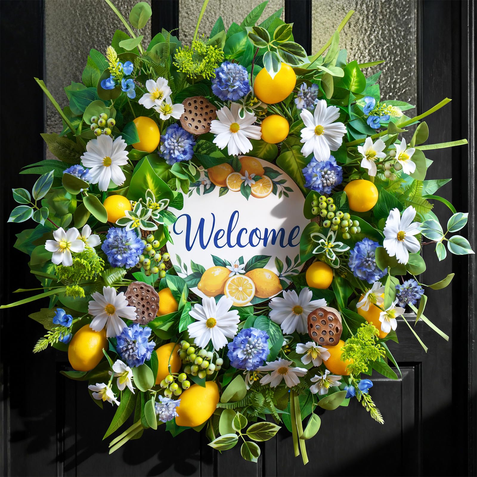 wreathqueen face avant de la couronne, ajoute une entrée accueillante