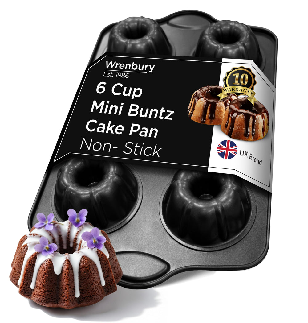 Wrenbury moule mini Buntz face avant montrant 6 cavités et finition élégante