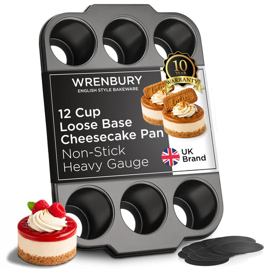 Wrenbury moule face avant montrant 12 cavités, finition antiadhésive durable