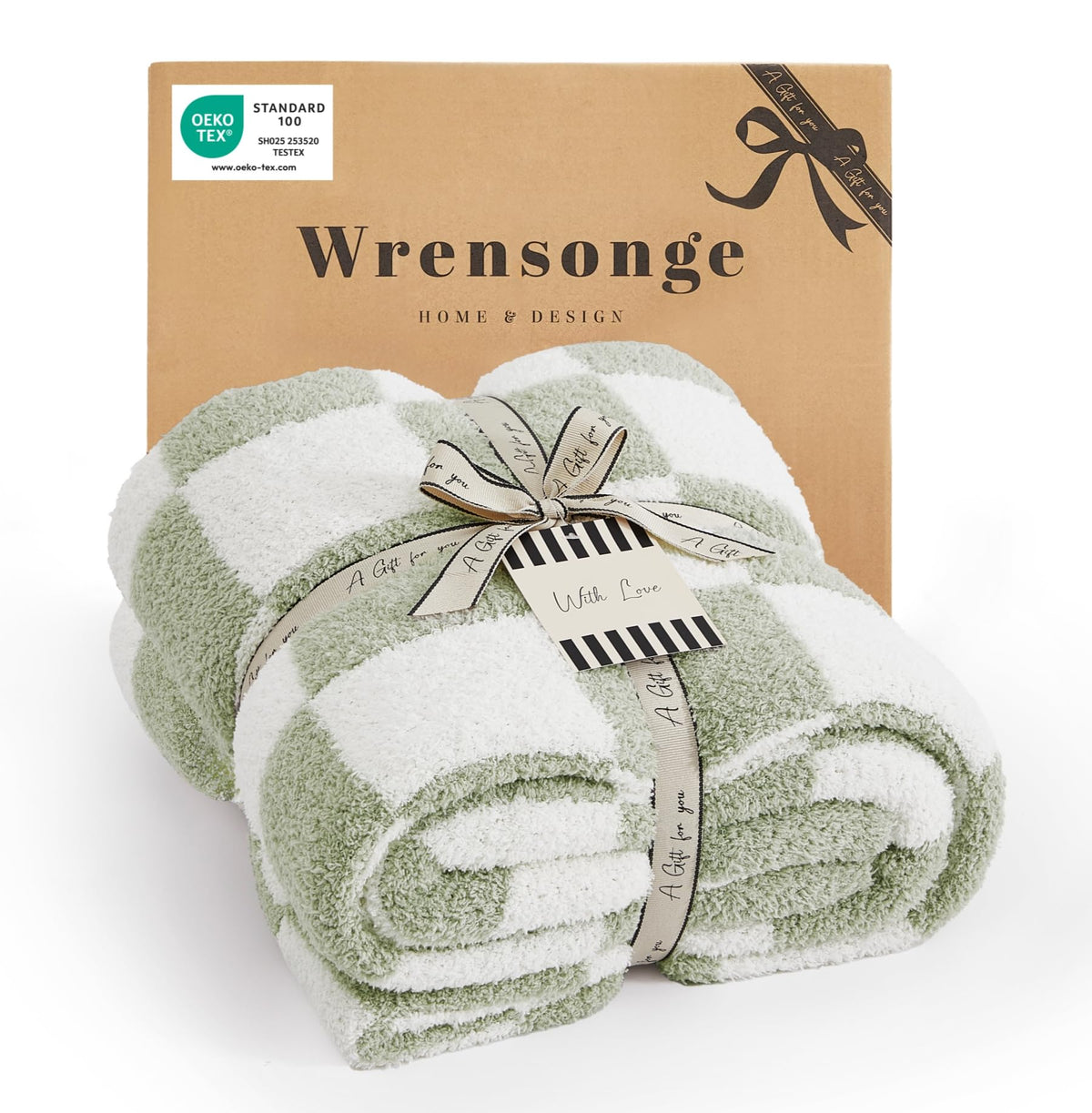 WRENSONGE plaid sur canapé apportant chaleur et style