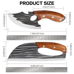 Wruhamd cleaver manche détail ergonomique offrant prise antidérapante
