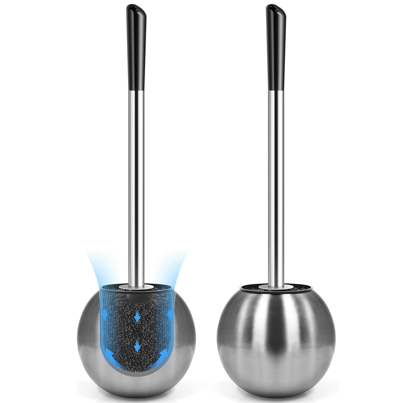 Wsedor brosse WC avant ensemble en inox durable et élégant