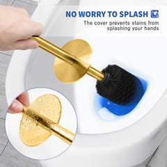 Wsedor ensemble deux brosses dorées, solution double durable