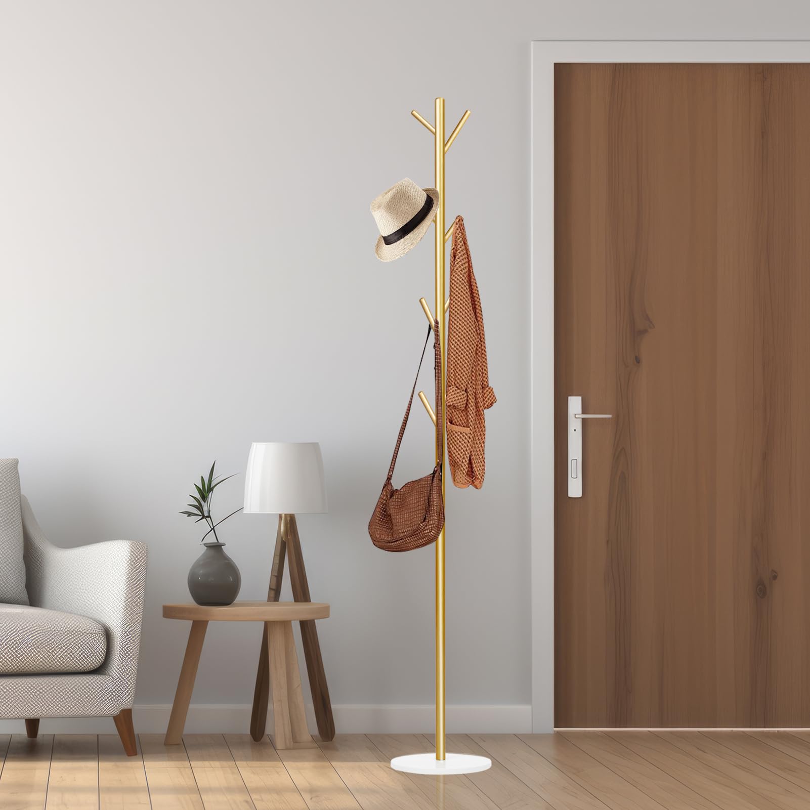 Wtiujhg porte-manteau dans une entrée organise vestes chapeaux facilement