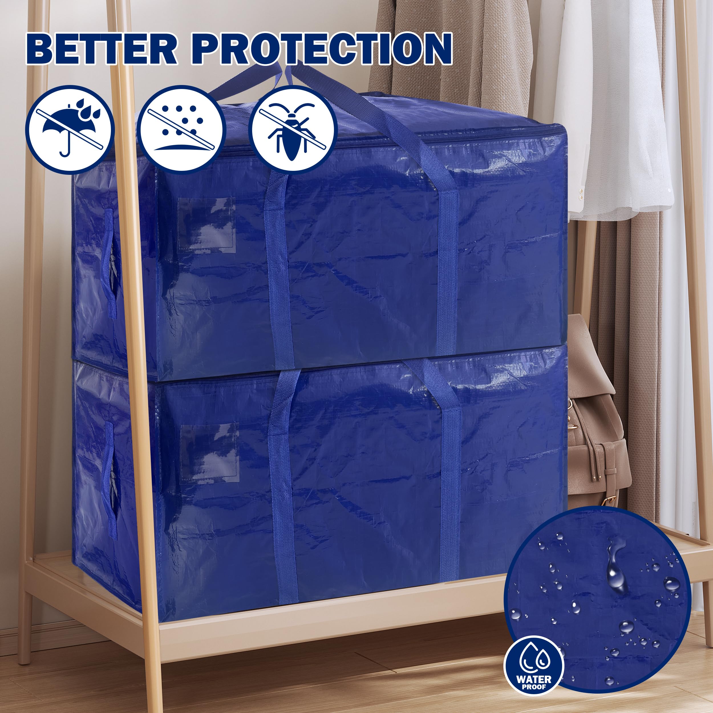WTREE sac rempli d'une couette illustrant stockage volumineux