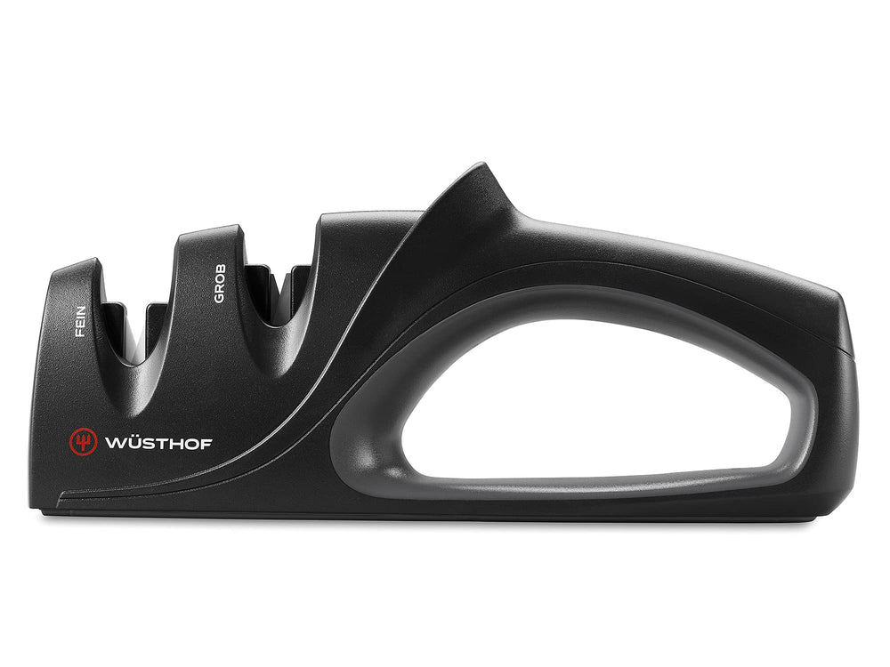 Wüsthof aiguiseur face avant montrant design robuste et gain de précision