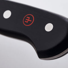 Wüsthof détail manche triple rivets, prise confortable et résistance