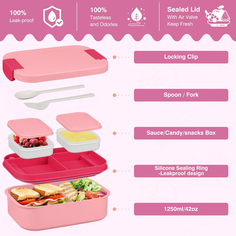 WyfKyd intérieur quatre compartiments séparés pour organisation des repas
