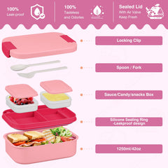 WyfKyd intérieur quatre compartiments séparés pour organisation des repas