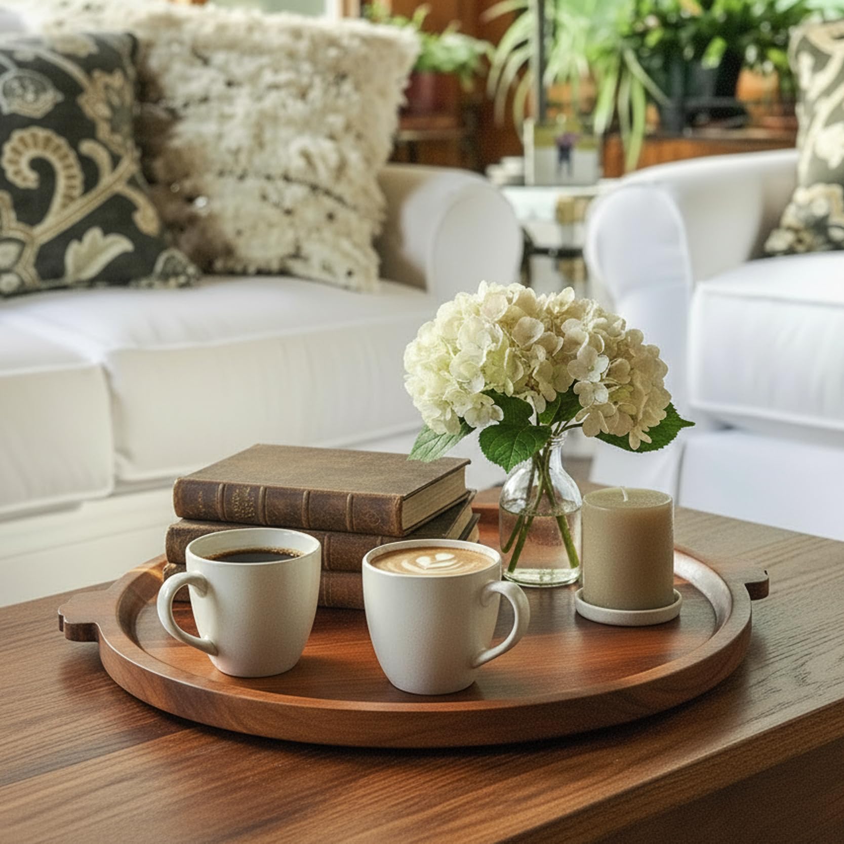 WYMOON plateau décor table basse créant ambiance chaleureuse