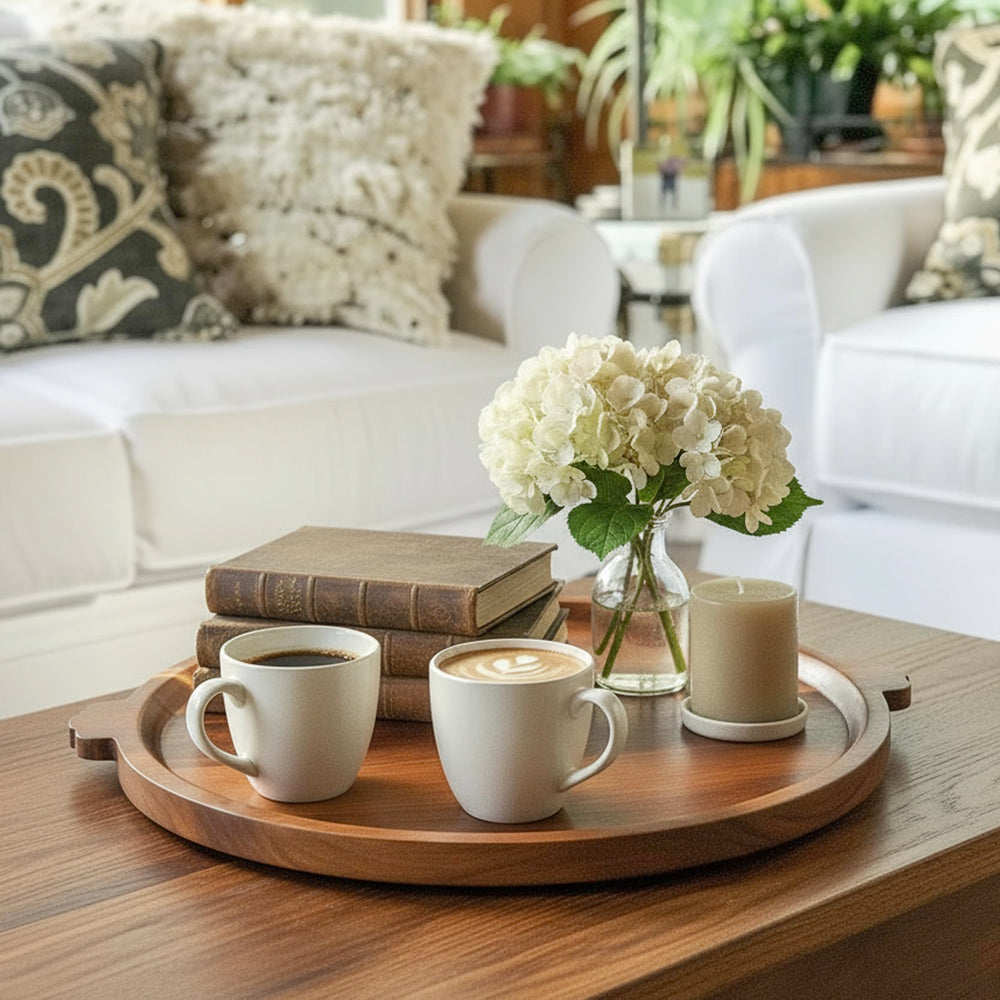 WYMOON plateau décor table basse créant ambiance chaleureuse