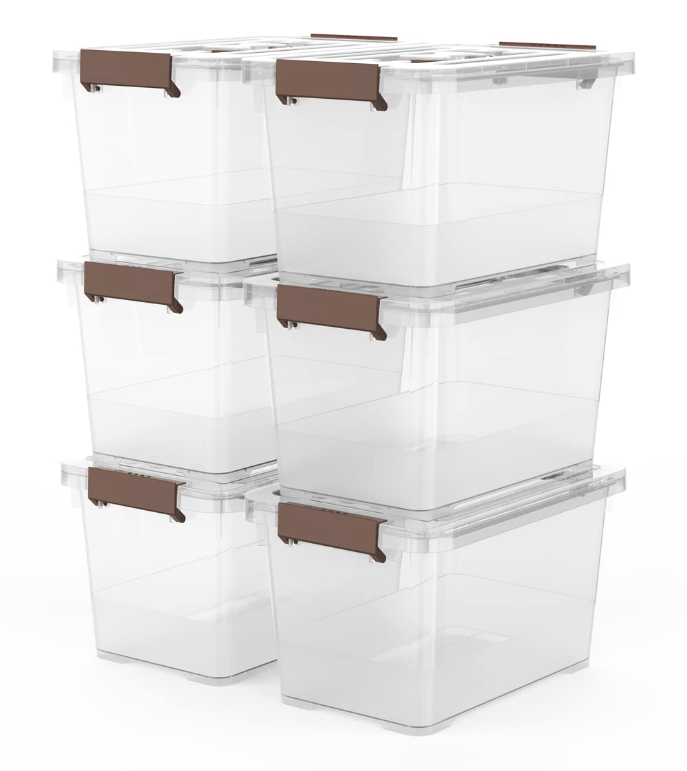 WYT vue avant du bac transparent montrant rangement organisé