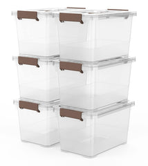 WYT vue avant du bac transparent montrant rangement organisé