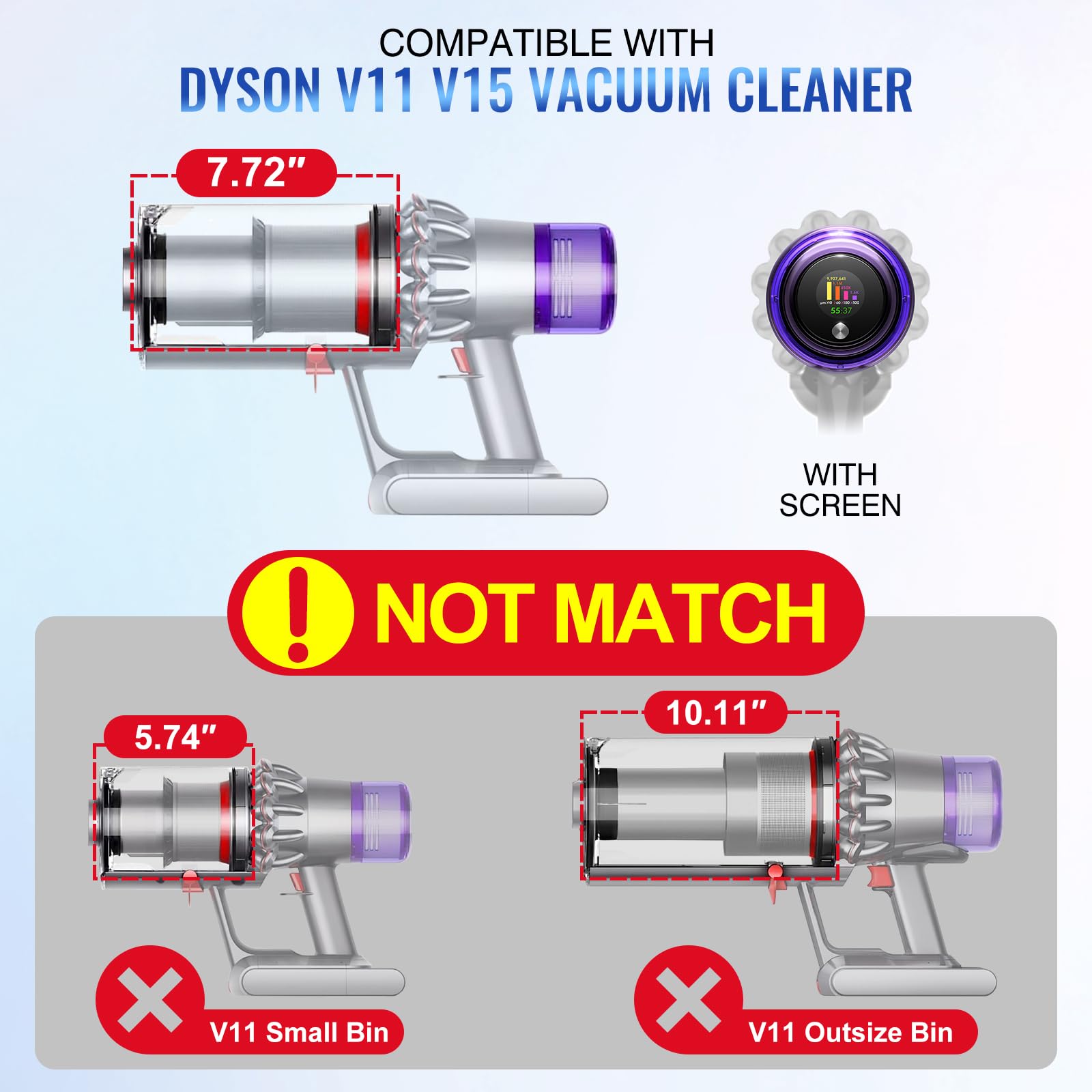 WYWY.Wide détail de la plaque de tirage large facilitant la libération du canister