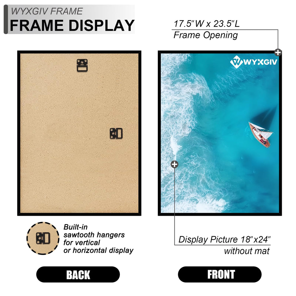 Wyxgiv cadre avec affiche en situation décor bénéfice effet décoratif immédiat