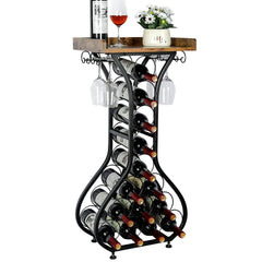 X-cosrack vue face montrant rangement stable et capacité 14 bouteilles