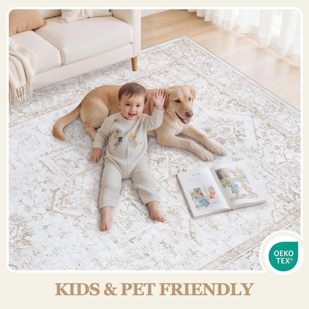 Xafir tapis posé salon apportant chaleur et cohérence déco