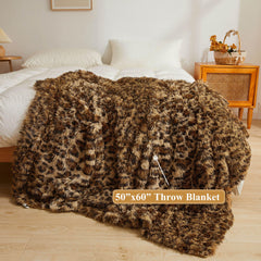 XeGe plaid gros plan texture velours et fourrure ultra douce tactile