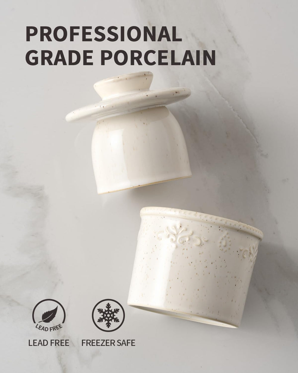 Xela texture porcelaine résistante assurant sécurité alimentaire