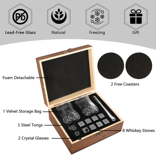 Xgunion deux verres old‑fashioned robustes adaptés à la dégustation