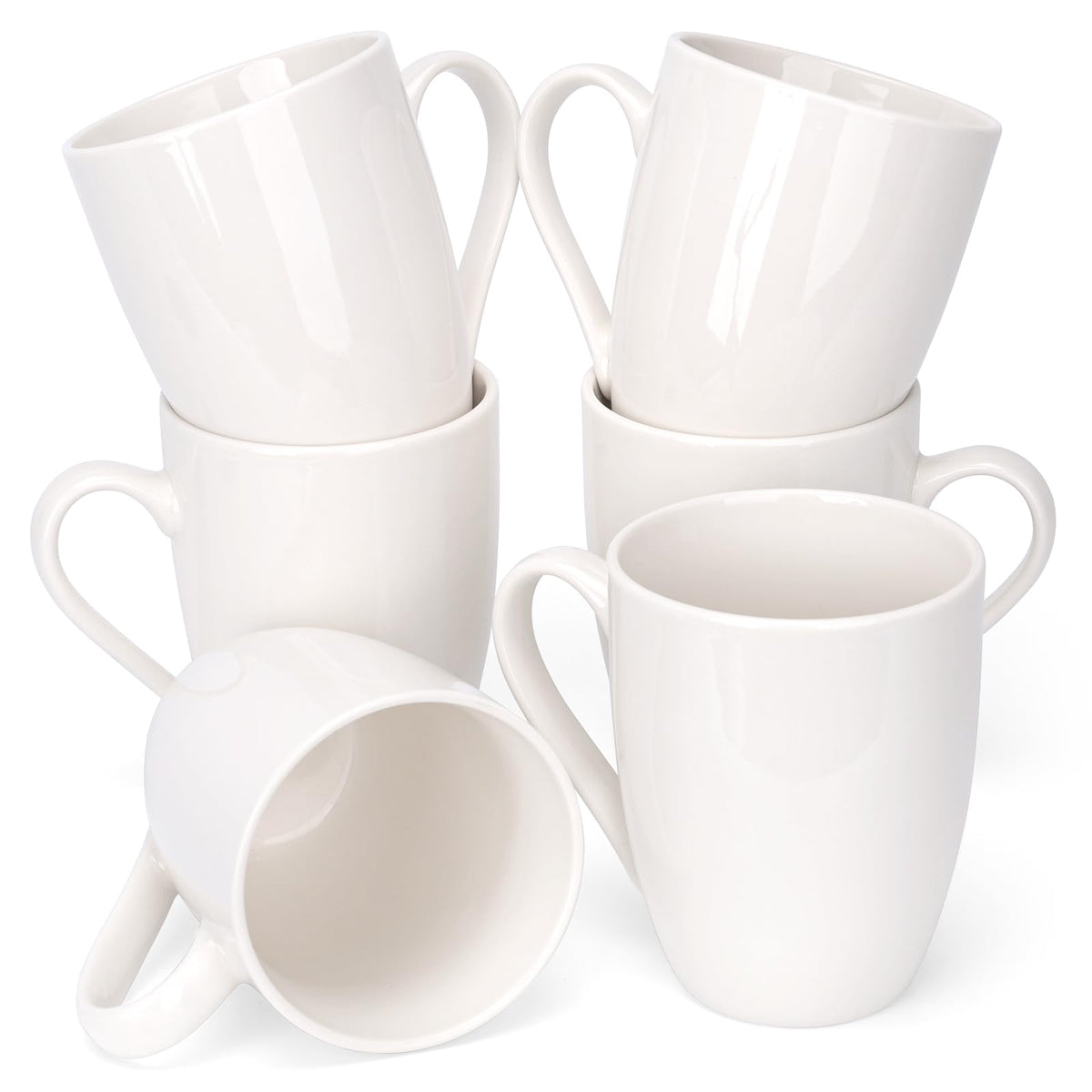 xihihiaa mug face avant présentant design blanc et polyvalence