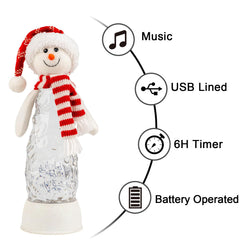 Xindian gros plan sur le visage en peluche du bonhomme de neige pour une touche chaleureuse