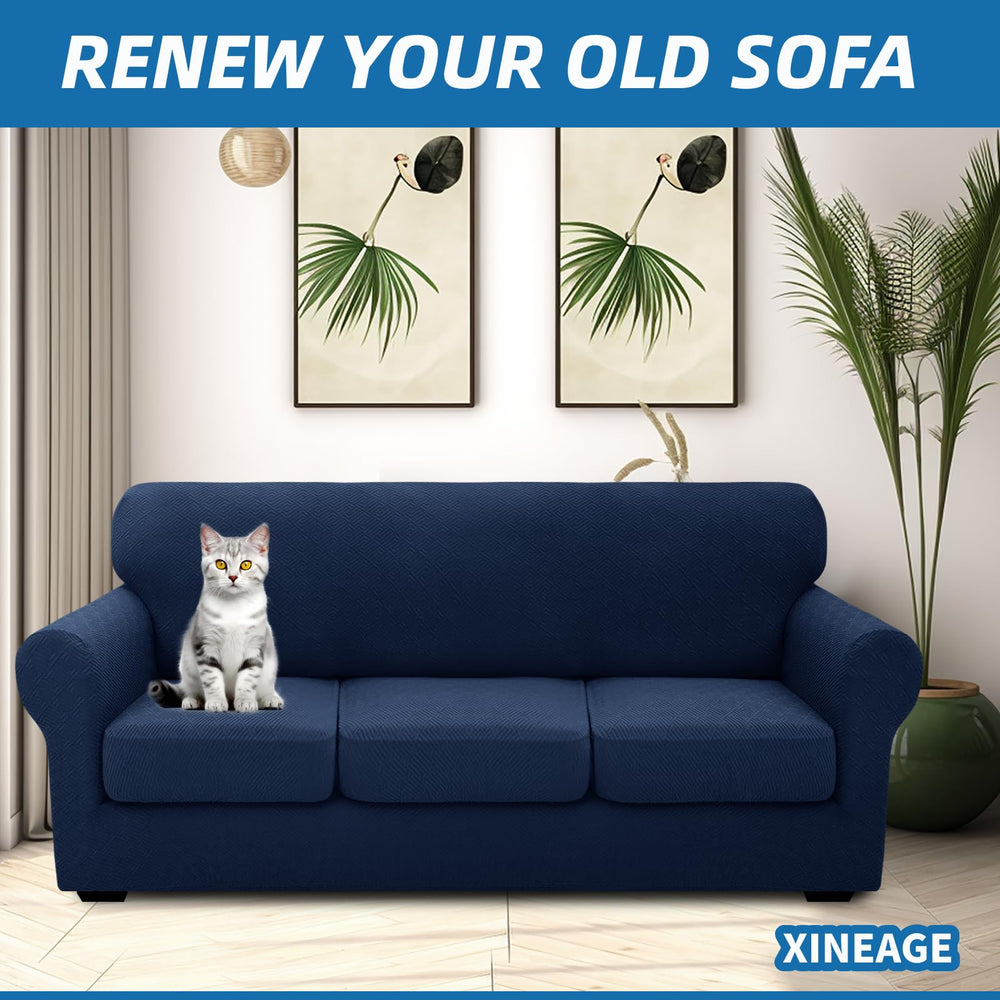 XINEAGE housse accoudoir montrant couverture complète et finition