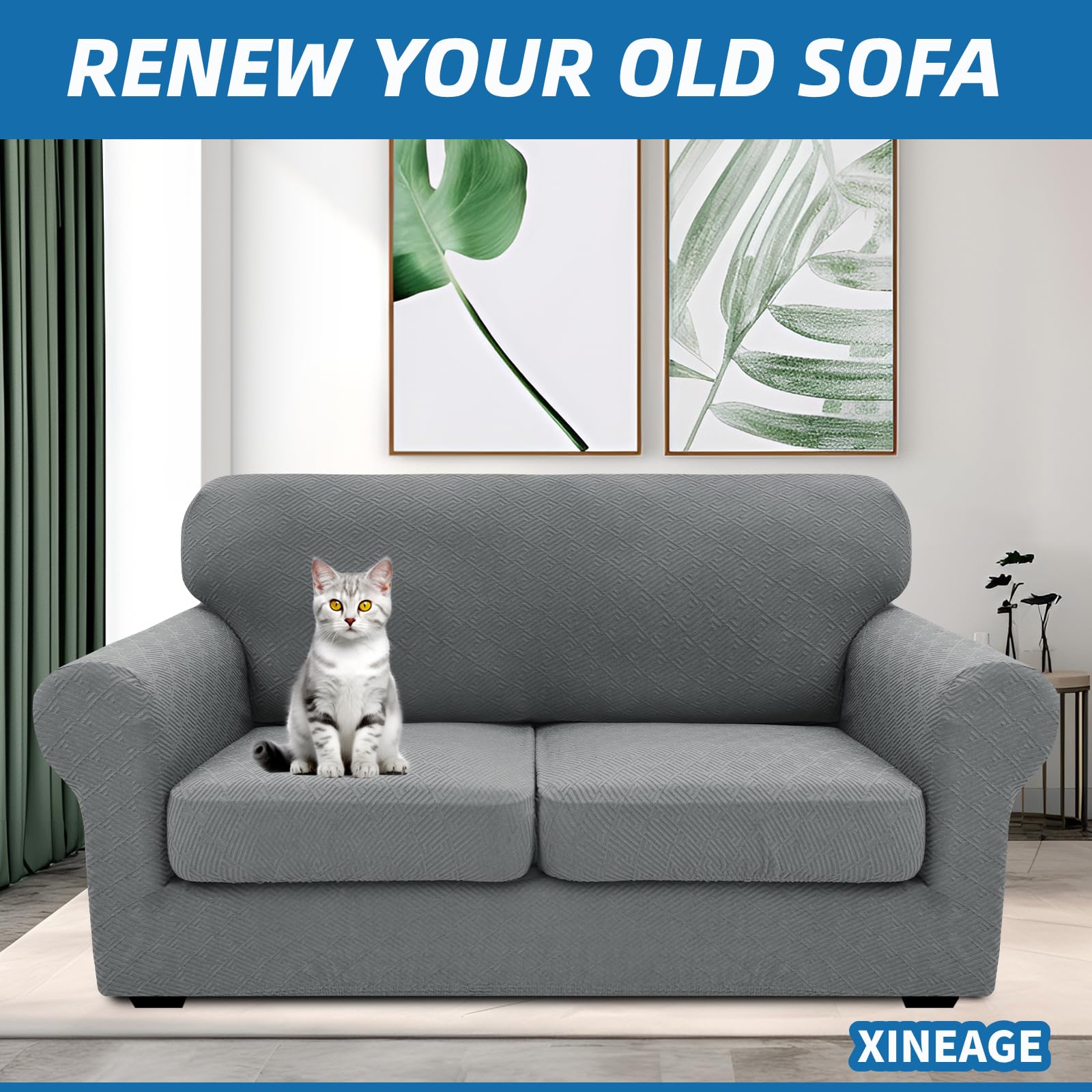 XINEAGE détail housse coussin séparé pour ajustement personnalisé
