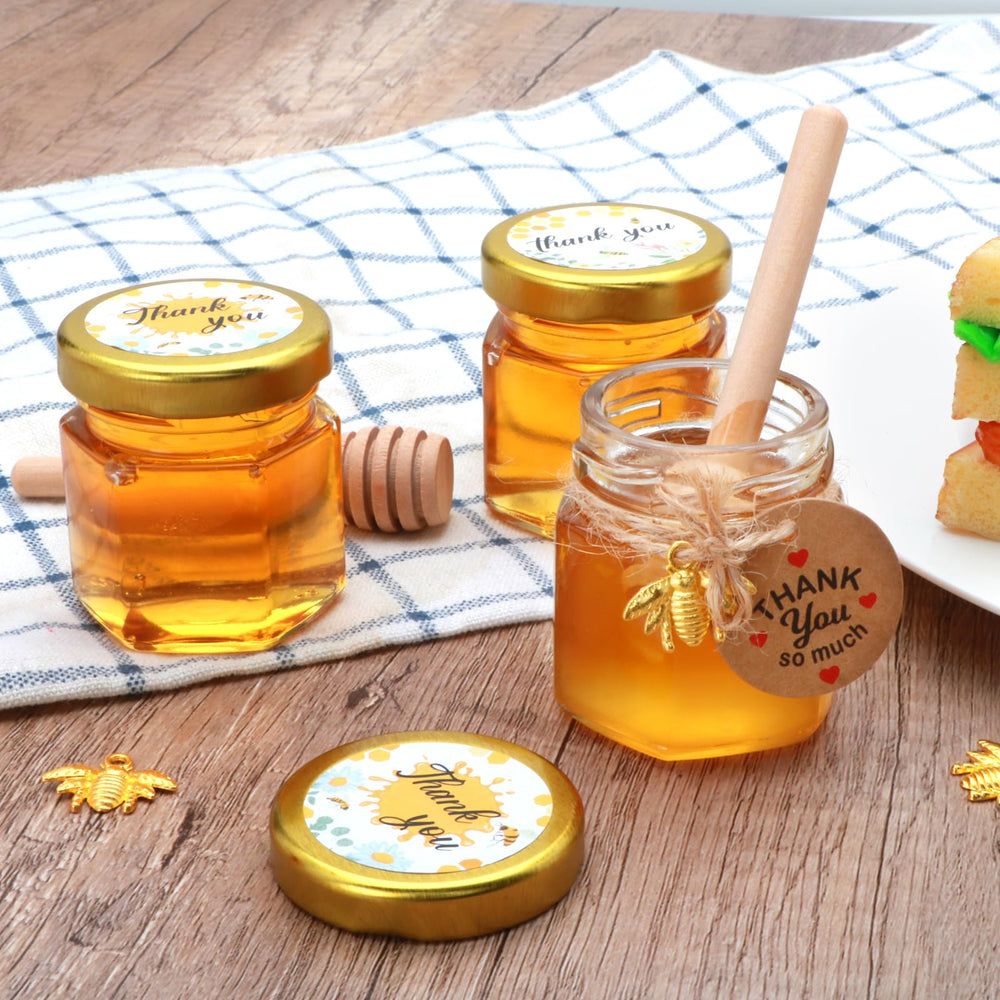 XING-RUIYANG mise en scène sur table de fête illustrant présentation et thème abeille