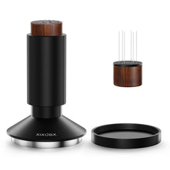XIXUBX tamper face avant montrant base ondulée pour extraction plus uniforme