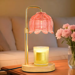 XJZJY lampe chauffe-bougie face avant élégante créant une ambiance chaleureuse