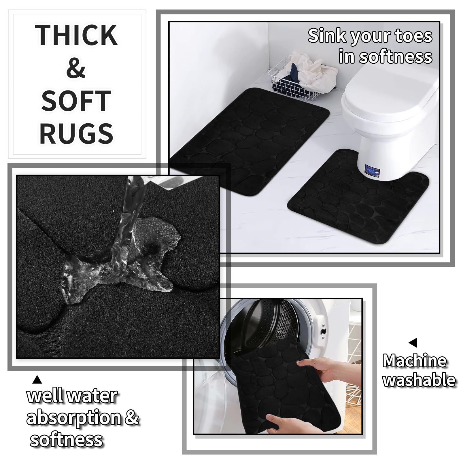XLHOMO pots et porte-brosse montrant organisation efficace des petits objets