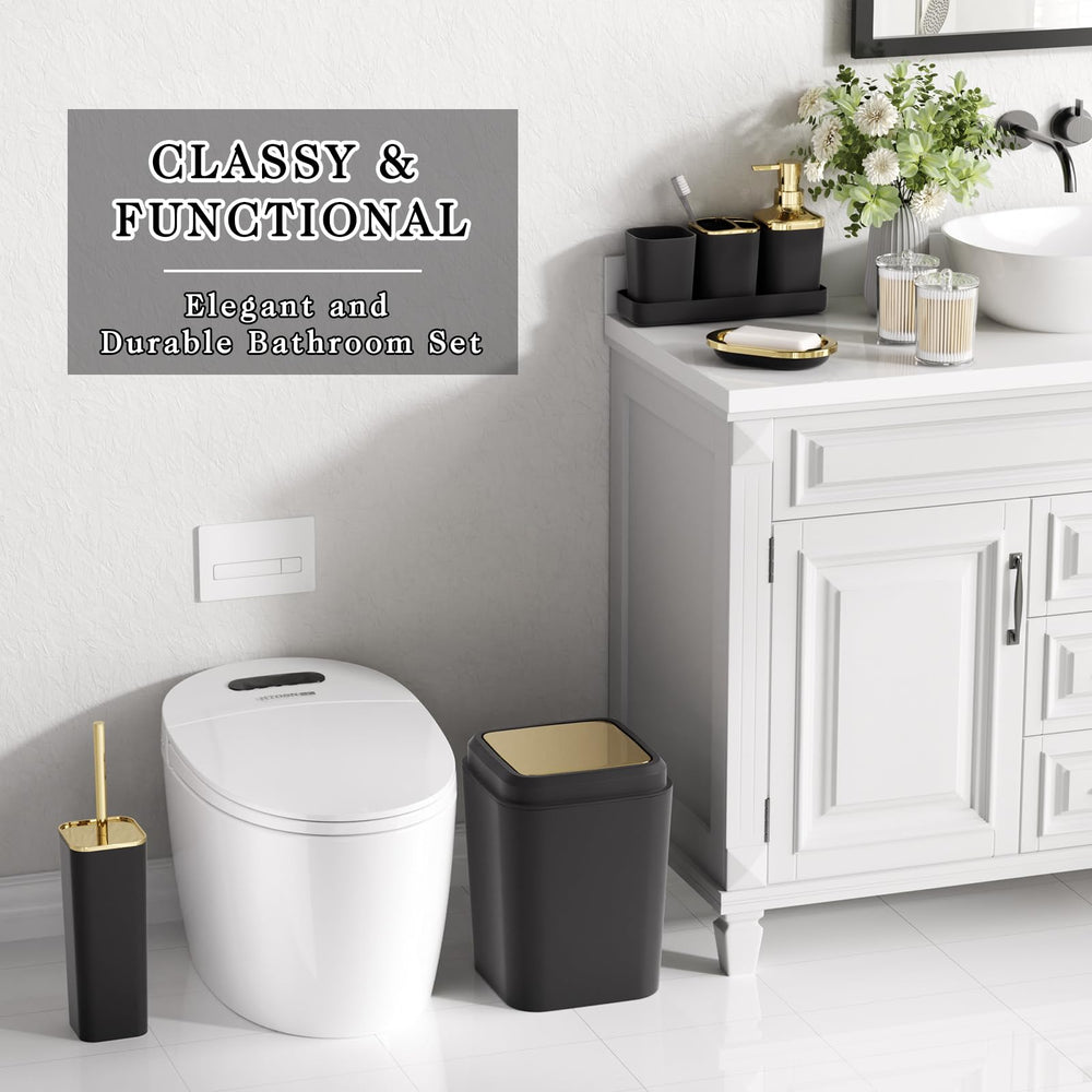 XLHOMO porte-brosses et gobelet, rangement hygiénique et organisé