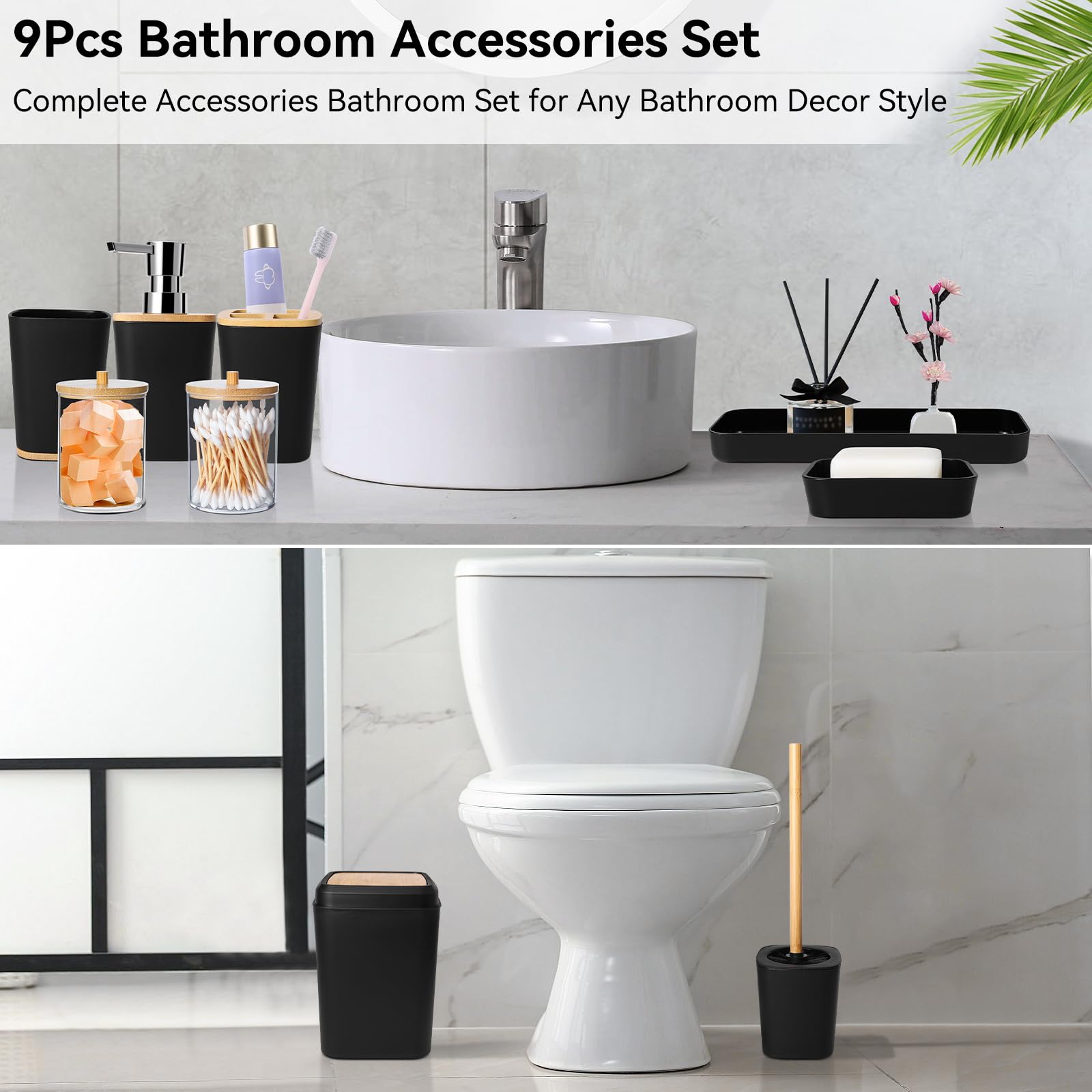 XLHOMO mise en scène salle de bain noire, esthétique moderne