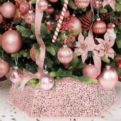 XmasExp collet devant rose gold montrant finition élégante