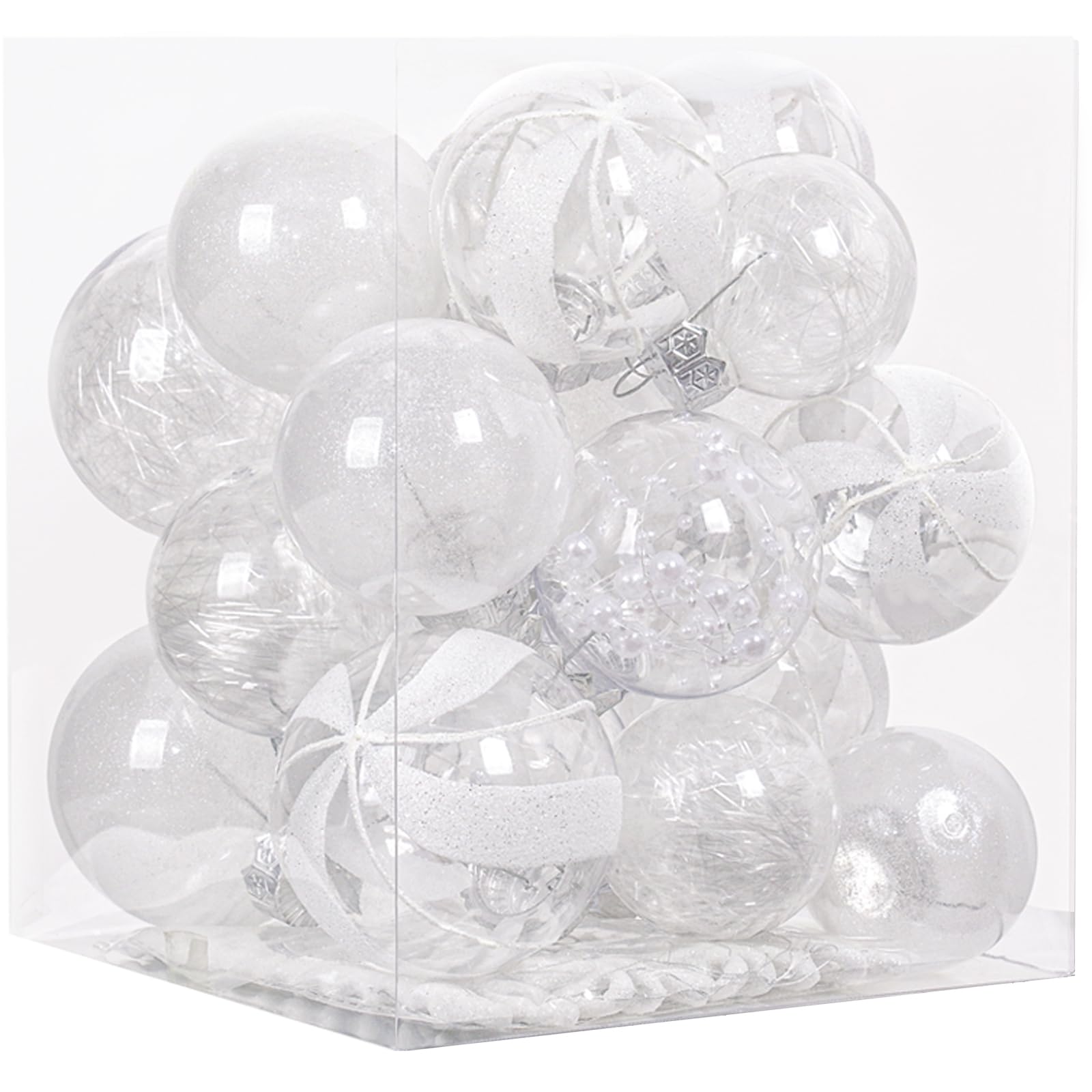 XmasExp décoration de table avec boules pour une ambiance de fête élégante
