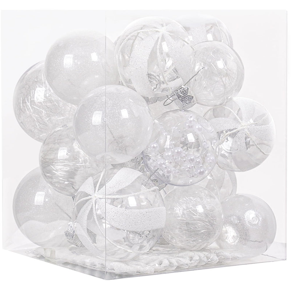 XmasExp décoration de table avec boules pour une ambiance de fête élégante