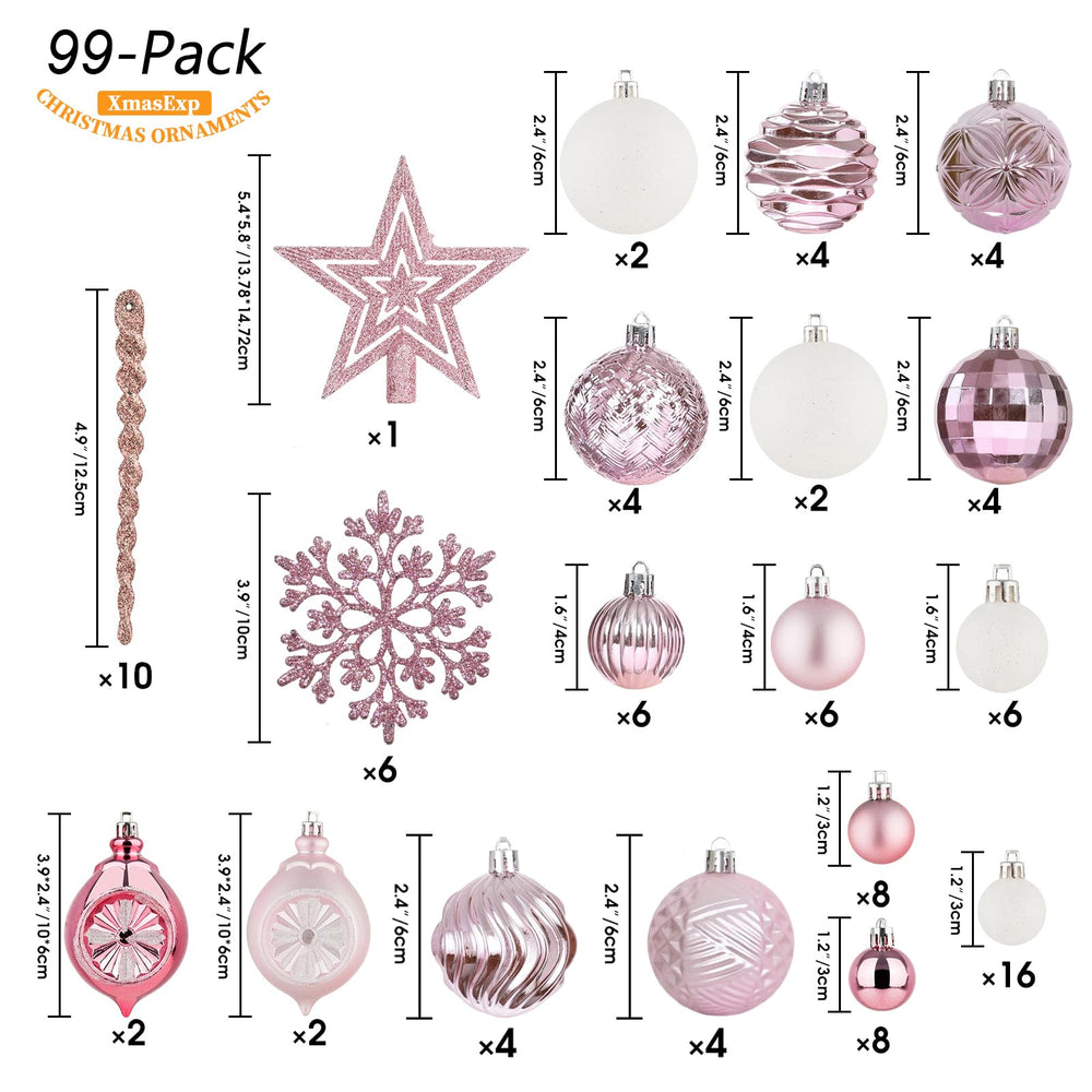XmasExp ensemble de flocons et glaçons assortis apportant relief et verticalité décorative