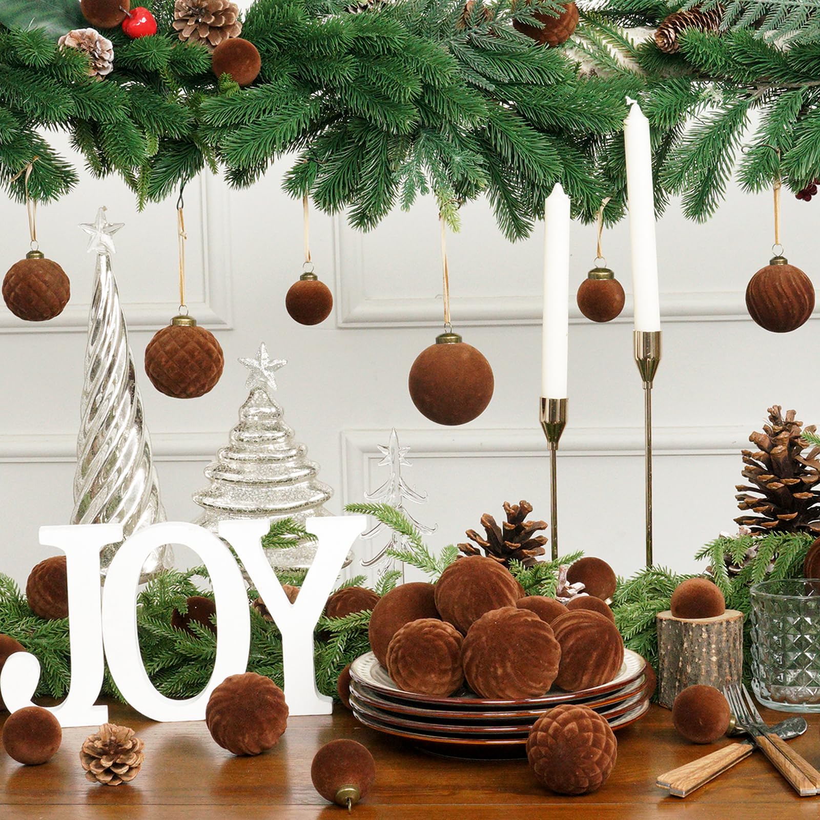 XmasExp décor de table illustrant ambiance cosy et élégante