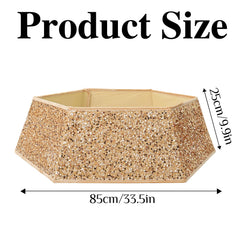 XmasExp gros plan paillettes montrant brillance durable et résistance aux frottements